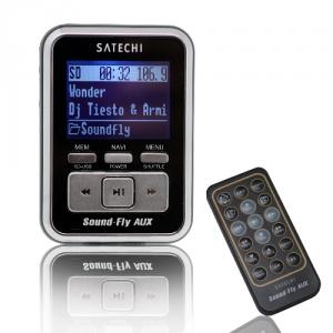 Modulator FM cu display LCD si RDS, Soundfly AUX
