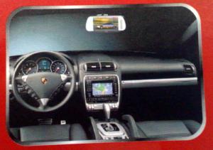 Car kit Oglinda bluetooth cu camera si monitor 7&quot;