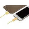 Diverse cablu date usb usams uline iphone 5s galben