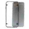 Huse - iphone husa slim iphone 6 cu rama neagra si spate transparent