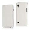 Huse Husa Flip vertical LG Optimus L9 P760 P765 P768 Lychee Piele Alba