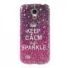 Huse husa keep calm and sparkle samsung galaxy s4