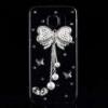 Huse Husa Samsung Galaxy S6 Fluture Cu Diamante Transparenta