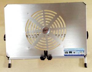 SUPORT DE LAPTOP ALUMINIU REGLABIL CU VENTILATIE  (un ventilator 20 cm)