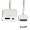 Accesorii iphone Apple 30pin La HDMI cu Mini 5 pini Digital AV Adaptor 22cm