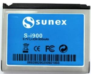 Acumulatori Acumulator Sunex i900  Li-Ion, 3.7V, 1450mAh pentru Samsung SGH-i900, I7500 Galaxy, I8000 Omnia II