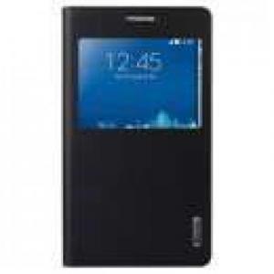 Huse Husa Flip Cu Fereastra Samsung Galaxy Note Edge N915 N915V N915A N915T N915P N915G Baseus Neagra