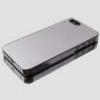 Huse - iphone husa iphone 5 lustruita aluminiu argintie