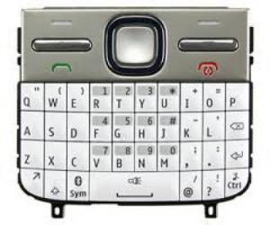Tastatura telefon Tastatura Nokia E5-00 Originala Alba