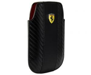 Huse telefoane Husa Ferrari Challenge Series Pouch for BB 9700 black