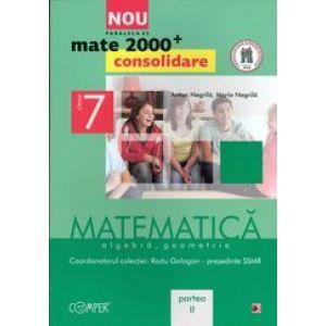 Matematica, algebra, geometrie, clasa a VII-a, partea a II-a - Consolidare