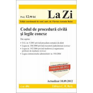 Codul de procedura civila (actualizat la 5.08.2012) -republicat- Cod 480