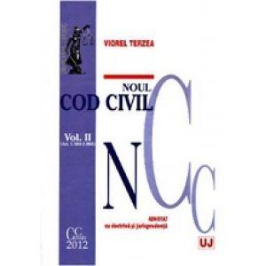 Noul Cod civil. Vol. II. ( Art. 1164-2664). Adnotat cu doctrina si jurisprudenta