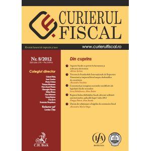 Curierul Fiscal, Nr. 8/2012