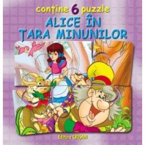 Alice in Tara Minunilor- contine 6 Puzzle
