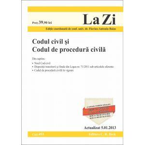 Codul civil si Codul de procedura civila (actualizata la data de 5.01.2013). Cod 493
