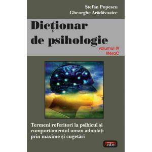 Dictionar de psihologie vol. 4