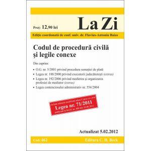 Codul de procedura civila si legile conexe