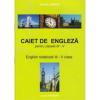 Caiet de Engleza pentru clasele 3-5. English notebook 3-5 class