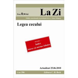 Legea cecului (actualizat la 25.06.2010). Cod 396