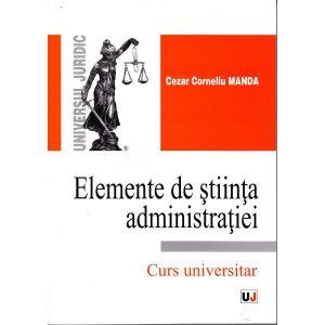 Elemente de stiinta administratiei