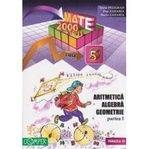 Mate 2000+10/11. Aritmetica, algebra, geometrie. Clasa a V-a, partea I