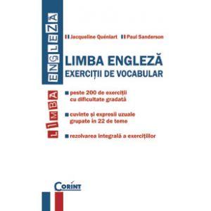 Limba engleza. Exercitii de vocabular