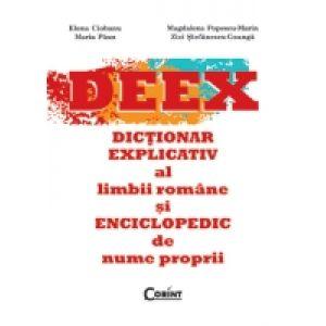 Dictionarul explicativ al limbii romane si enciclopedic de nume proprii (DEEX)