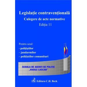 Legislatie contraventii