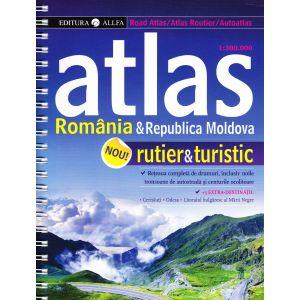 Atlas rutier si turistic. Romania si Republica Moldova. Ed. 2013