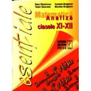 Matematica - analiza clasele IX-XII