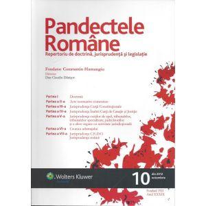 Pandectele Romane 10/2012