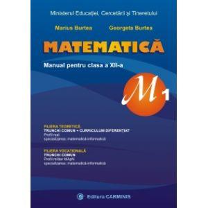 Matematica, M1, manual pentru clasa a XII-a
