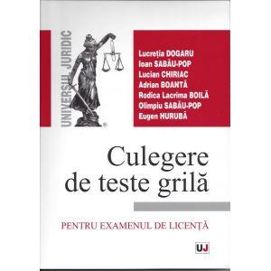 Teste grila examen