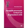 Exceptiile procesuale in noul Cod de procedura civila