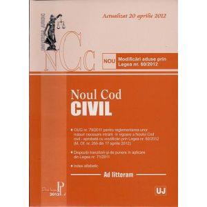Noul Cod civil. Modificarile aduse prin legea nr. 60/2012