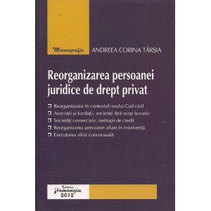 Reorganizarea persoanei juridice de drept privat