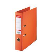 Biblioraft Esselte Standard, 75 mm, 10 bucati/cutie, portocaliu