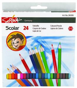 Creioane color 24/cut Scriva