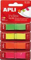 Index Apli Pop-Up 4 culori, 12x45mm, 4x35 file