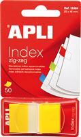 Index Apli Pop-Up galben, 25x45mm, 50 file