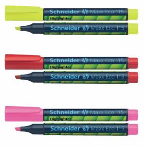 Textmarker Schneider reincarcabil Maxx 115 verde