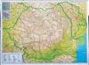 Harta Romania administrativa-rutiera, pe suport magnetic