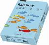 Hartie color rainbow, bleu ciel - dark blue, a4, 160