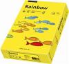 Hartie color rainbow, galben intens - yellow, a4,