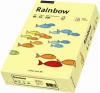 Hartie copiator rainbow, a4, 80 g/m², 500 coli/top, galben pal,