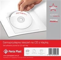 Buzunar autoadeziv Pantaplast, pentru CD-uri, 10buc/set