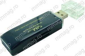 114047 - Cititor/inscriptor de carduri: SD, MiniSD, MMC, MicroSD, SIM Card