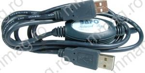 114730 - cablu transfer date intre 2 PC-uri, mufa USB