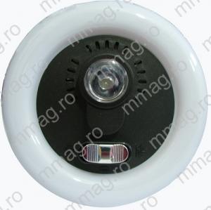 118117 - plafoniera auto, cu led-uri; culori: rosu, verde, roz, galben, albastru